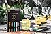 Rich Metallic Markers - 5 All-Purpose Markers for Smudge-Free, Fully Erasable Decoration of Wine Glasses, Mirrors, and Windows - with Microfiber Cleaning Cloth, eBook, and Printable Templates