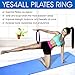 Yes4All Dual Grip Pilates Ring - Pilates Magic Circle Ring - Purple - ²1RNHZ