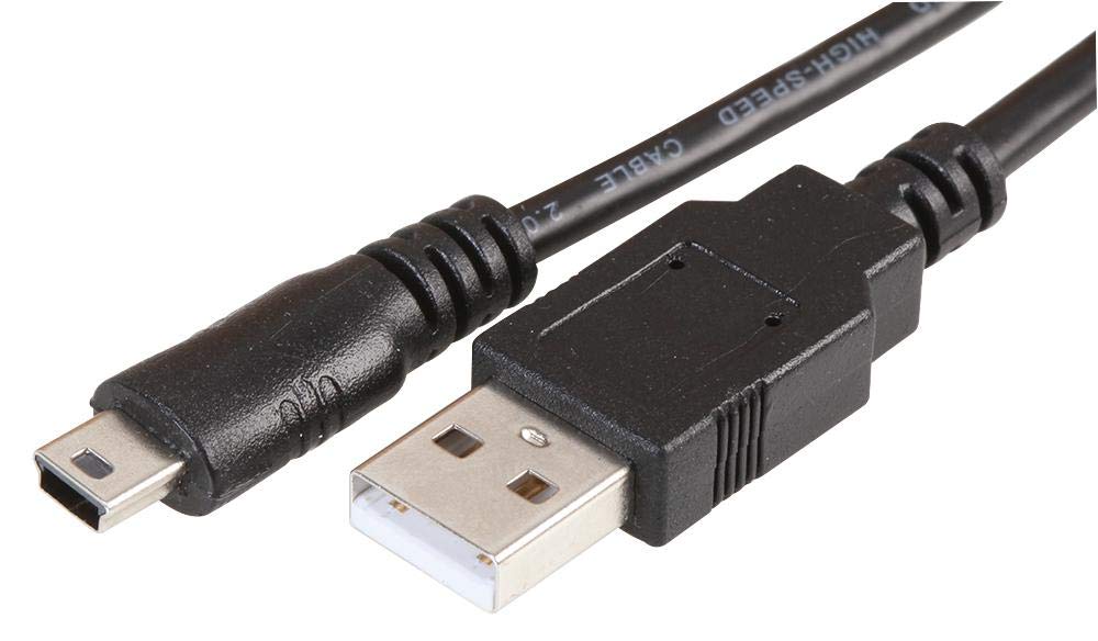 Pro Signal PSG91572 USB 2.0 A to Mini USB B (5 Pin) Male to Male Lead, 0.5 m