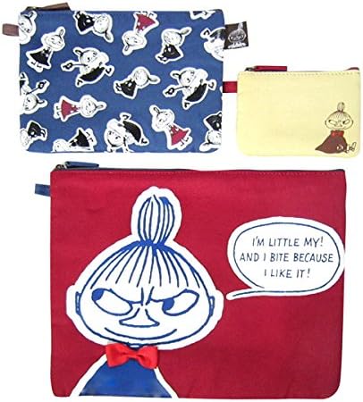 Amazon リトルミイ クラシック3連ポーチ フラットポーチ リボン ムーミン Ormn おもちゃ おもちゃ