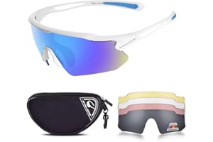 HUBO SPORTS Cycling Glasses, TR90 Unbreakable Frame Polarized Anti-UV400 Sports Sunglasses