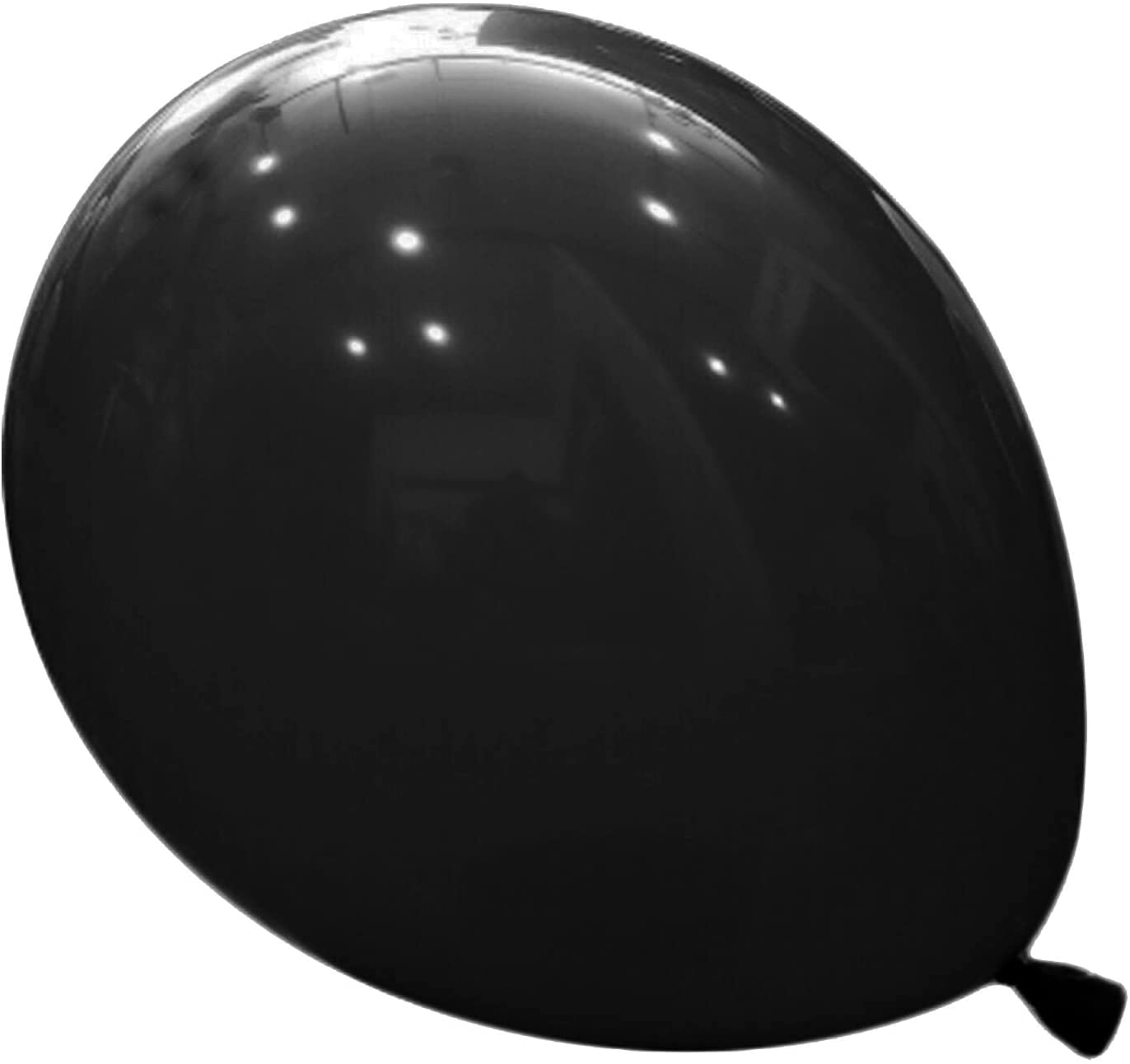 logei® 100PCS Balloons, 12 Inch Assorted Bright Color Latex Balloons for Party Decorations,Christmas,Valentine's Day (BLACK)