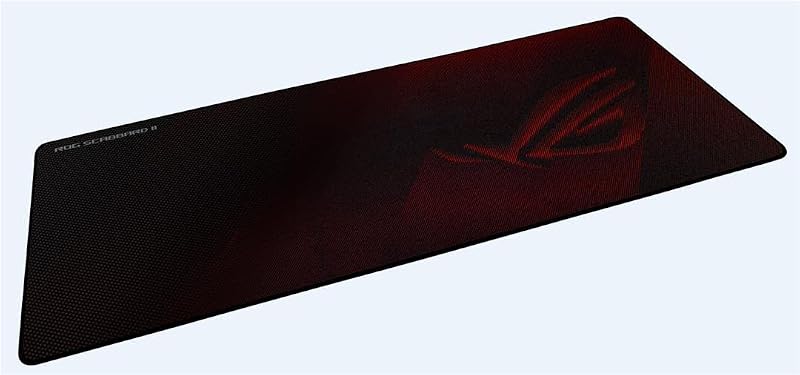 ROG Scabbard II - Tapete de Rato Gaming Estendido (revestimento protetor repelente a água, óleo e pó, bordas planas resistentes ao desgaste e base de borracha antiderrapante)