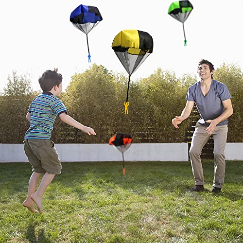 AEVBSOY Pieces Tangle Free Parachute Toy Throwing Toys Parachute