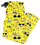 Emoji All Over Superminky Fleece Sleep Pants - Small