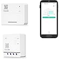 YoLink Garage Door Controller and Wireless Sensor - Remote Control Existing Garage Door Opener, 1/4 Mile World's Longest Range Garage Door Control Kit Compatible with Alexa IFTTT, YoLink Hub Required