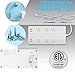 Etekcity Surge Protector Wall Mount Power Strip with 6 Outlets 4 Quick Charge USB Ports, 5610 Joules, Pure Copper Made, 6-Foot Long Extension Cord, 1875W/15A, UL Listed, White