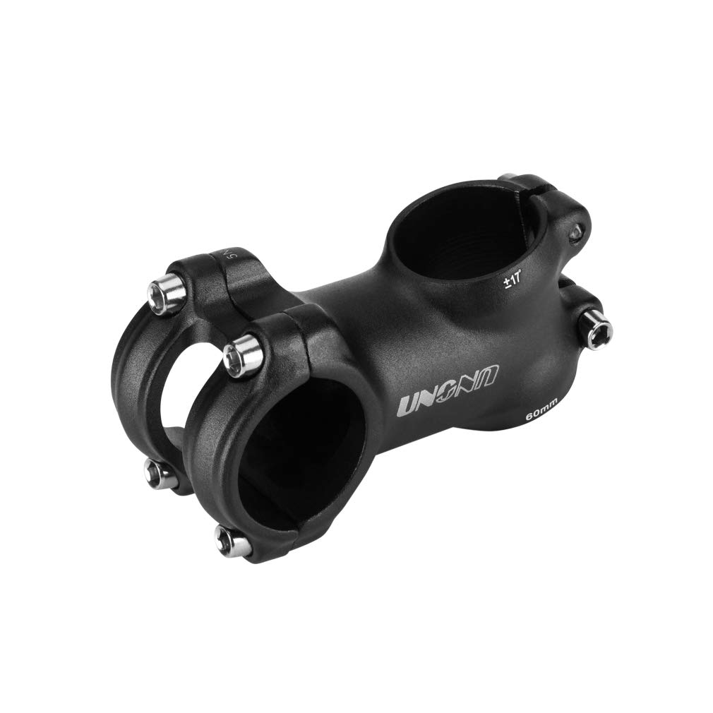 BESNIN 17 Degree Bike Stem, 31.8mm 60mm MTB Stem Mountain Bike Handlebar Stem for Bicycle, Road Bike, MTB, BMX, Cycling