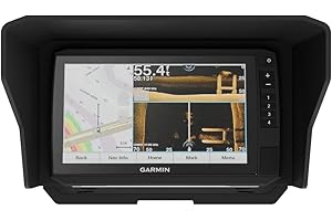 Sonar Shield Visor for Garmin Echomap UHD & UHD2 9 in Bolt ON
