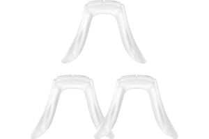 Healifty 3Pcs Nose Pads for Glasses: Anti Slip Eyeglasses Nose Pads Silicone Soft Replacement One-Piece Sunglasses Eye Glasses Cushion Cover for Kids and Adults 0.98X0.86X0.28in