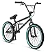 Mongoose Legion L80 Freestyle BMX Bike for Intermediate to Advanced Riders, Featuring 4130 Chromoly Frame and Micro Drive 25x9T BMX Gearing with 20-Inch Wheels, Black