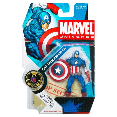 Marvel universe captain america 3-3/4" scale actio…