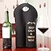 Wine Carrier Tote Bag- Durable Neoprene Wine/water Bottle Tote, Black - Great Gift That Keeps Wine Bottle Insulated on the Go (2-bottle) …