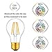 Joddge 48ft Indoor Outdoor String Lights 15 Sockets Vintage Edison Bulbs Patio Garden Yard Deck Cafe Dimmable Weatherproof Commercial Grade [UL Listed] (S14 String Light - 3)