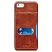 iPhone SE Case, Benuo [Vintage Series] [1 Card Slot] iPhone 5S Genuine Leather Case, Premium Corrected Grain Leather Back Cover [Slim Fit] for Apple iPhone SE 5S 5 (Retro Brown)
