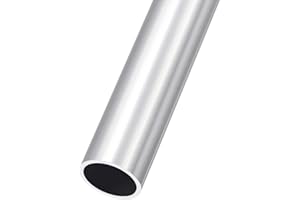 METALLIXITY 6063 Aluminum Tube (27mm OD x 23mm ID x 300mm L), Aluminum Round Tubing - for Home Furnishing, Machinery, DIY Handicraft