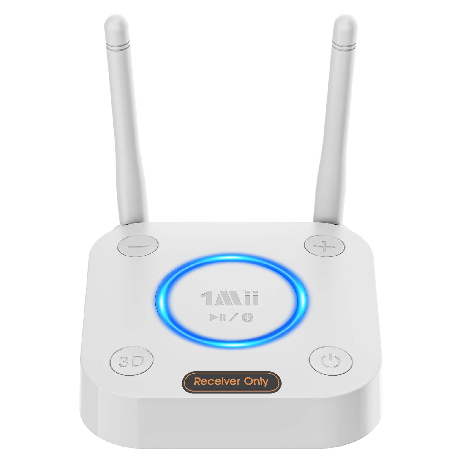 Photo 1 of [Upgraded] 1Mii Bluetooth 5.2 Audio Receiver, Long Range HiFi Bluetooth Adapter w/ 3D Surround aptX HD Low Latency, Optical RCA AUX 3.5mm Coaxial for Home Stereo System - B06Pro Grey