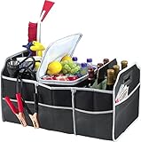 Imperial Home 2 in 1 Trunk Organizer & Cooler Set - Fully Collapsible and Portable Ez Storage 2 Piece Set