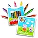 Peppa Pig On the Go 72 page Coloring Activity Book With a Set of 8 Easy to Grip Colorful Jumbo Crayons