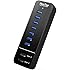 HooToo 60 Watt Universal USB 3.0 Hub with 2 Smart Charging Ports and 7 Data Transfer Ports