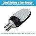 Dephen 54W LED Corn Bulb,Rotatable Mogul Base E39 Led Corn Light,7000Lm (200W Metal Halide Eq.), 5000K Daylight,180° Beam Angle Outdoor Area lighting for Street,Parking Lot Shoebox,Wall Pack