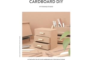 CARDBOARD DIY BY ITOSHIGE STUDIO 20 TEMPLATES FOR MINI FURNITURE & STORAGE