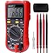 Multimeter, Exwell Digital Multimeter with Two Sets Multimeter Test Leads, 7.3x3.5x1.9 Inches Voltage Tester/Meter Black Protective Case Included