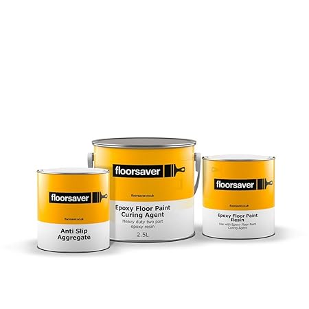 Floorsaver Epoxy Floor Paint Light Grey 2 5 Litre Amazon Co Uk