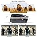 Projector Portable 4500 Lumens DLP 1080P Supported Video Projector Audio 200″ Home Theater Outdoors Gaming Mini Projectors BT WiFi Type-C HDMI USB SD Built-in Stereo Speakers- Blackthumb 3