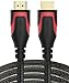 HDMI Cable - 10FT (2 Pack), FosPower 4K Latest Standard 2.0 HDMI Ready [Nylon Braided Cord] Ultra HD High Speed - Supports 4K 2160p UHD 3D HDR 1080p (24K Gold Plated Connector)