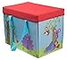 Clever Creations Zoo Storage Organizer Toy Box Folding Storage and Play Mat for Kids | Perfect Size Toy Chest for Organizing Books, Toys | Collapsible for Creative Play | 9.5 x 10.75 x 13.75
