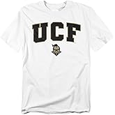 University of Central Florida Arch Logo Unisex Adult T Shirt, White, Large