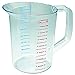 Rubbermaid Commercial 3217CLE Bouncer Measuring Cup, 2qt, Clear