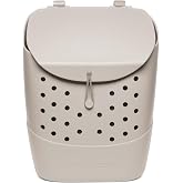 Simple Modern Waterproof Backpack Beach Bag, EVA | 23L | Beige | Getaway EVA Rubber Beach Backpack, Pool Bag, Boat Tote, Swim Bag | Waterproof, Lightweight, Removable Pocket | Almond Birch