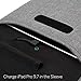 New iPad 2017, iPad Air 2, iPad Pro 9.7 CaseCrown Power Sleeve (Charcoal Gray) w/Apple Pencil Holder & MFI Certified USB to Lightning Cable