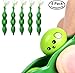 [Pack of 5]SYJYQ Funny Facial Expressions Squeeze Bean Fidget Toy, Perfect for Children and Adults Release Stress and Anxiety, OCD, ADD, ADHD, Improve Focus, Skin Picking, Nail Biting