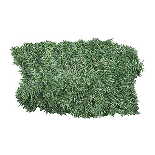 Uheng 9 Foot 10 Inch Christmas Decorations Christmas Garland Green Artificial Wreath Spruce Xmas Tree Fir Vine Thick Floral Xmas Hanging Ornaments for Mantel Stairs Wall Front Door Room