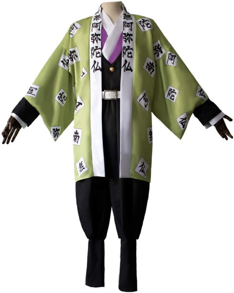 S&C Live 悲鳴嶼行冥コスプレ衣装8点セット (L)