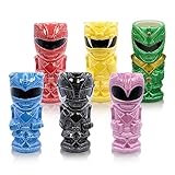 Geeki Tikis Power Rangers Ceramic Mugs | Set of 6