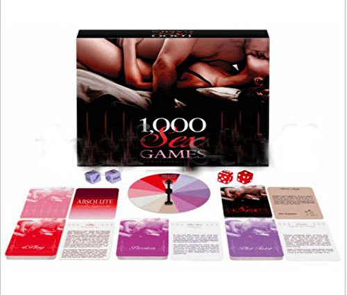 1,000 SEX GAMES Couples Foreplay Fun Board Card Game Dice For Him and Her 1000