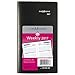 DayMinder Weekly Pocket Planner, 3 1/2 x 6 3/16, Black, 2018