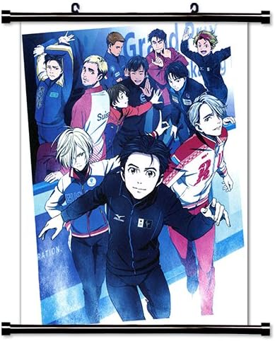 Amazon Com Yuri On Ice Anime Fabric Wall Scroll Poster 16x22 Amazon Com Yuri On Ice Anime Fabric Wall Scroll Poster 16x22