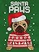 Santa Paws Pug Ugly Christmas Sweater Dog Youth Kids Long Sleeve T-Shirt