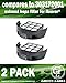 Green Label Brand 2 Pack Replacement Exhaust HEPA Filter 303172001 for Hoover T-Series Windtunnel Vacuum Cleaners