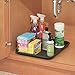 InterDesign Under the Sink Spill Protector Tray for Kitchen Cupboards and Cabinets – Black