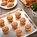 QuCrow Nonstick Baking Sheet Pan, Aluminum Cookie Sheet, Bakers Half Sheet Pan, 18