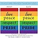 Toland Home Garden 119521 Pride Pride Flag 12x18 Inch Double Sided Pride Garden Flag for Outdoor House LGBTQIA+ Flag Yard Decoration