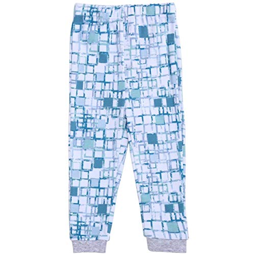 Asher and Olivia Boy Pajamas Clothes Pjs Set Sleepers Baby Toddler Organic Sleepwear Pj 18-24 Months Blue - Thumbnail 4