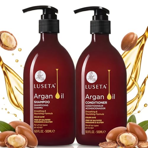 Luseta Argan Oil Shampoo and Conditioner Set