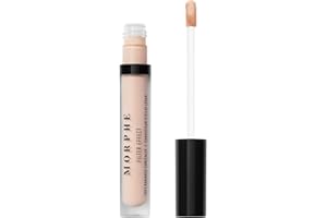Morphe Filter Effect Soft Radiance Concealer - Buildable Coverage Liquid Concealer Face Makeup with Hyaluronic Acid & Pomegranate Extract & a Natural Radiant Finish - Light 6 (Neutral) (0.12 fl oz)